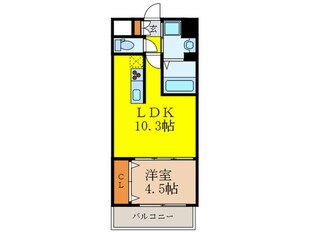 グランルクレ新大阪の物件間取画像